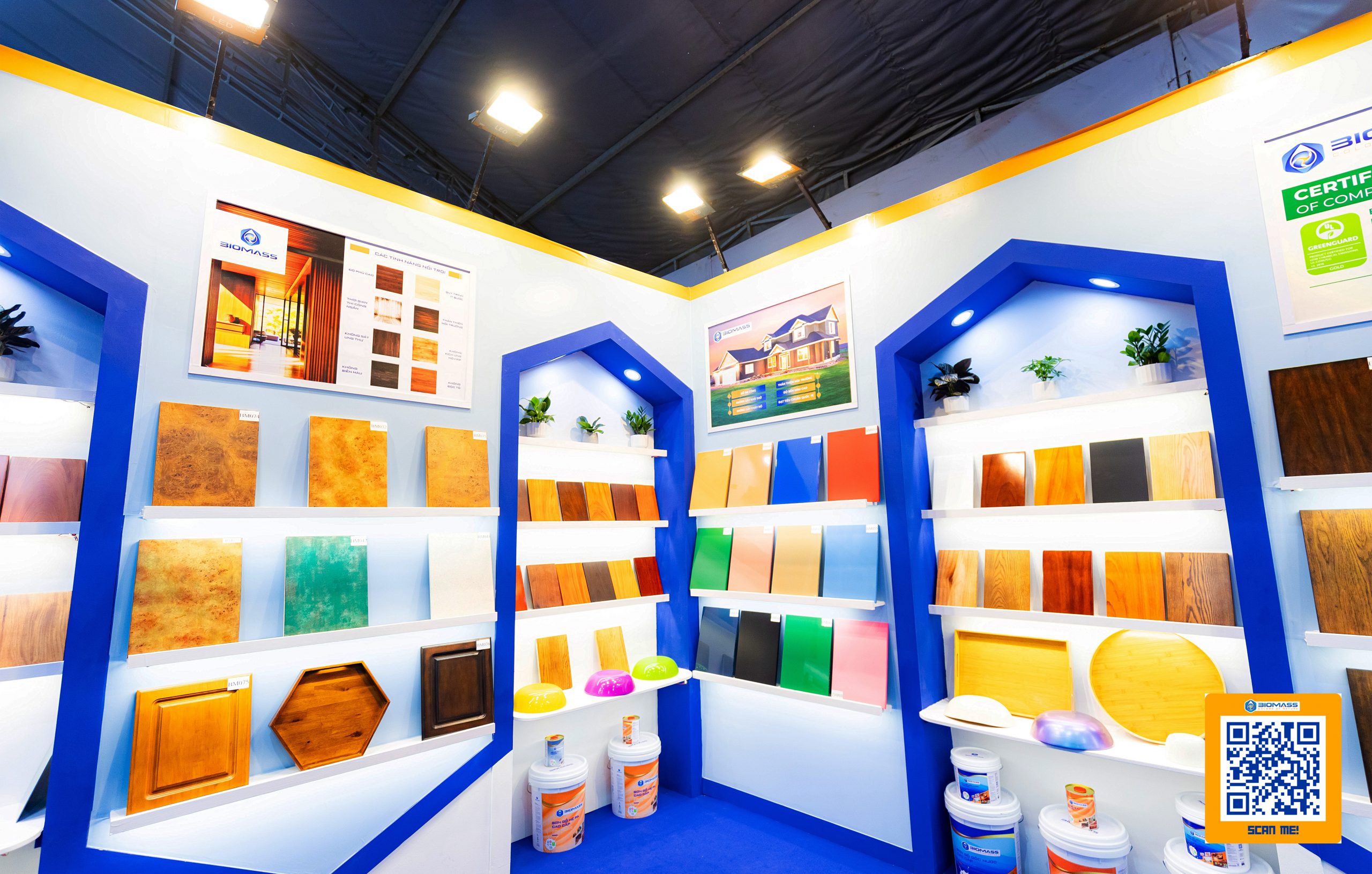 water-based-wood-coating-Biomass-exhibition-booth