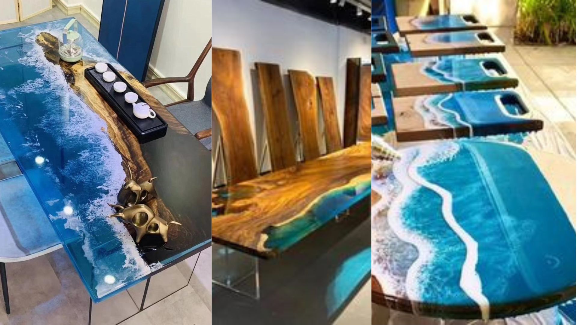Gỗ DIY ý tưởng kết hợp gỗ với resin
