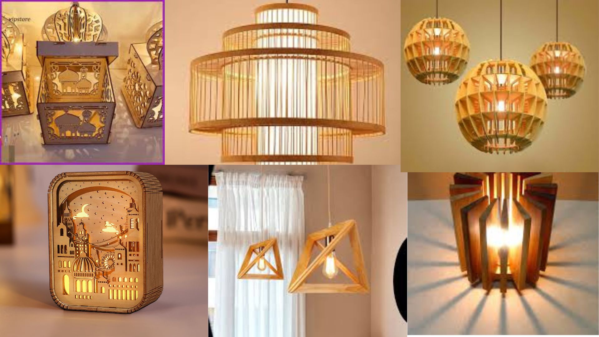 Các loại ý tưởng đèn DIY