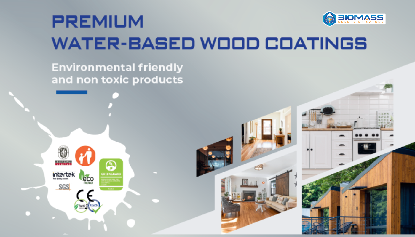 sơn gỗ gốc nước ngoài trời UV coatings Biomass