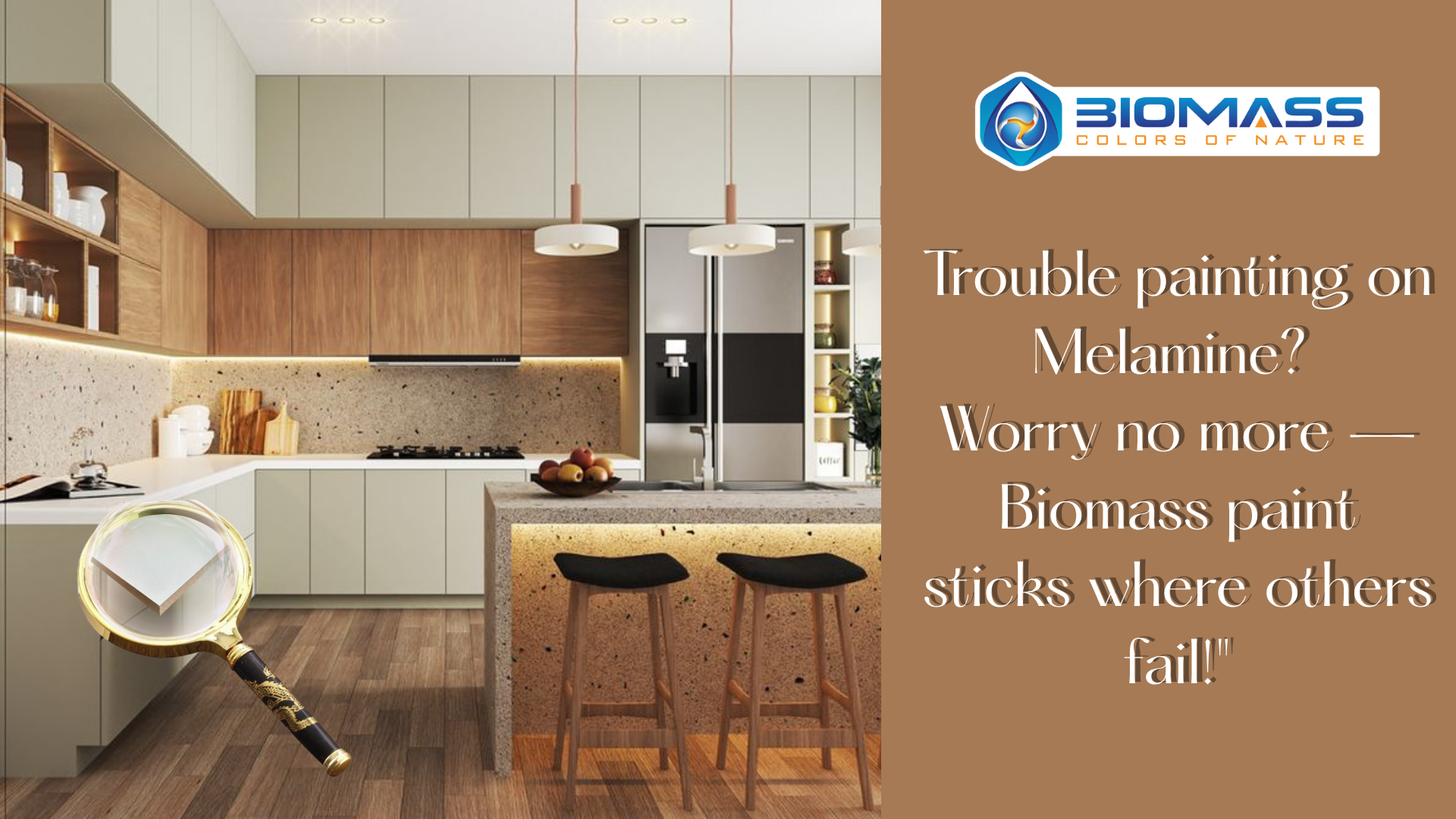 trouble coating on melamine worry no more cause biomass have increase adhesion wood coating