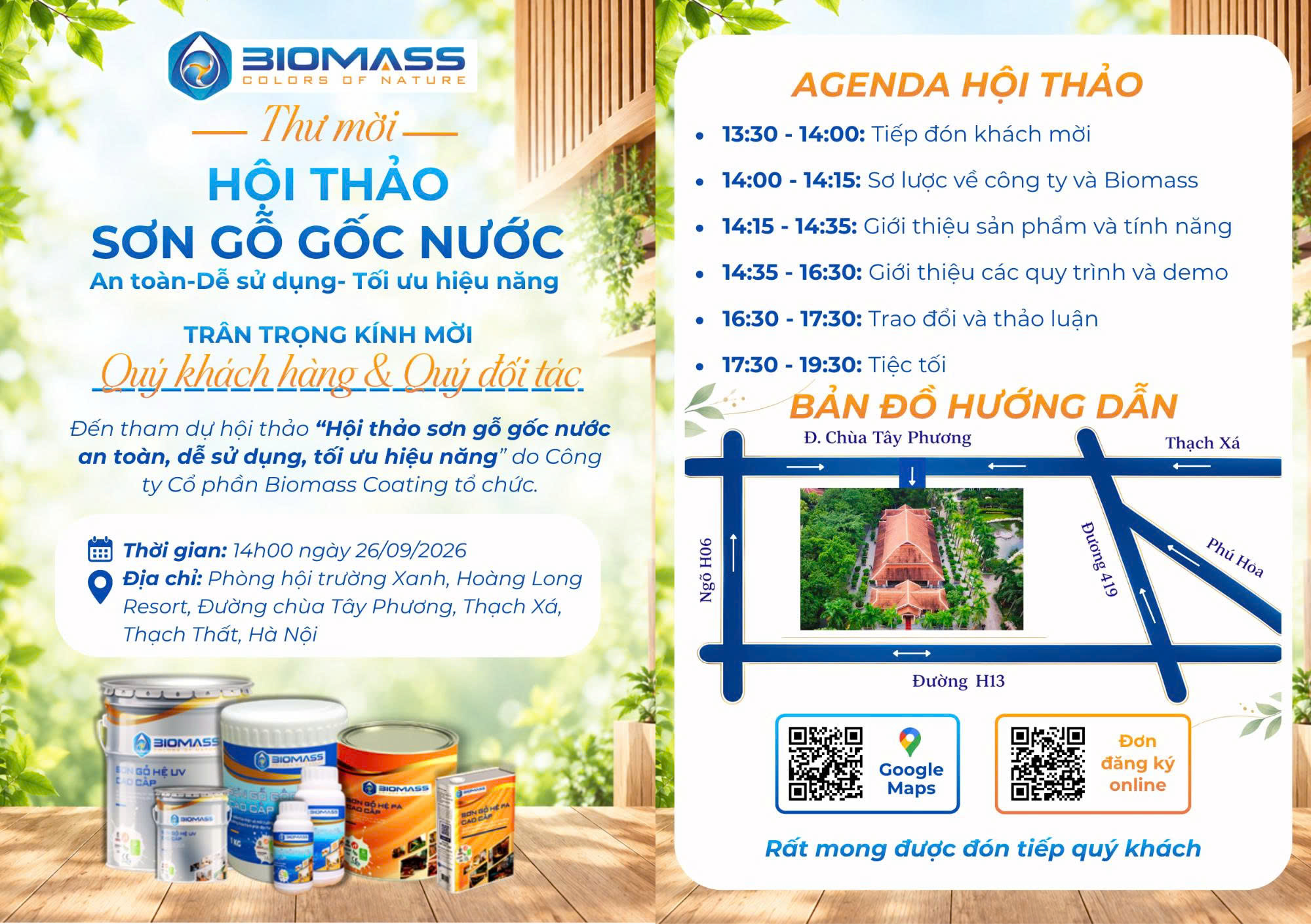 hội thảo sơn gỗ gốc nước 2026 hà nội